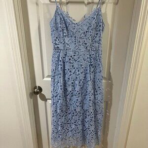 ASTR The Label - Blue Lace Midi Dress | NEVER WORN (XL/XXL)